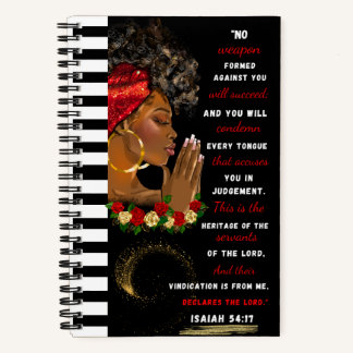 Afro-Amerikaans Spiral Note Book Notitieboek