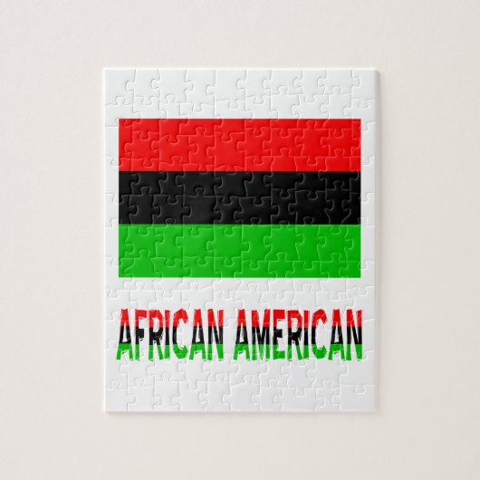 Afro-Amerikaans & Woorden Legpuzzel (Verticaal)