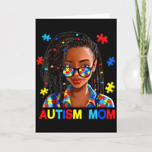 Afro-Amerikaans Zwart Autisme Moeder Afro Autisme  Kaart