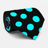 Afro-Amerikaans Zwart lichtblauw Stropdas (Opgerold)