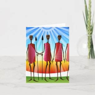 Afro-Amerikaanse All Occasion Wenskaart Kaart