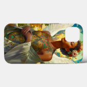 Afro-Amerikaanse Angel Goddess Fantasy Art Case-Mate iPhone Case (Achterkant (horizontaal))