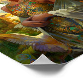 Afro-Amerikaanse Angel Goddess Fantasy Art Poster (Hoek)