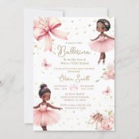 Afro-Amerikaanse ballerina TuTu Baby shower