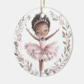 Afro-Amerikaanse balletdanser Keramisch Ornament (Links)