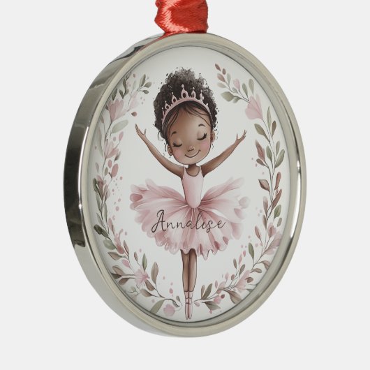 Afro-Amerikaanse balletdanser Metalen Ornament (Rechts)