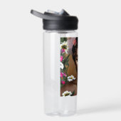 Afro-Amerikaanse Beauty AI Art Waterfles (Rechts)