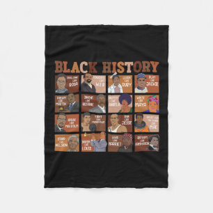 Afro-Amerikaanse Black Power Pride Geschiedenis Bu Fleece Deken