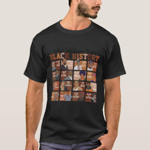 Afro-Amerikaanse Black Power Pride Geschiedenis Bu T-shirt