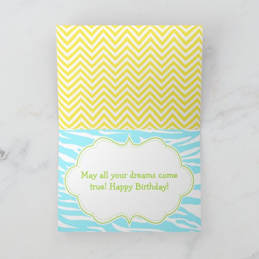 Afro-Amerikaanse Boy Pool Party Bash Verjaardag Kaart (Binnen)