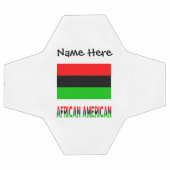 Afro-Amerikaanse diaspora vlag op maat Voetbal (Enkel)