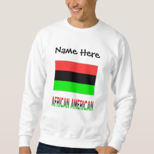 Afro-Amerikaanse Diaspora Vlag Persoonlijk Trui