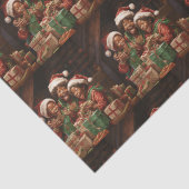 Afro-Amerikaanse Elf Tissuepapier (Detail)