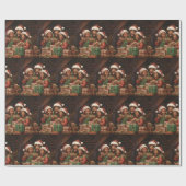 Afro-Amerikaanse Elfs Cadeaupapier (Vlak)