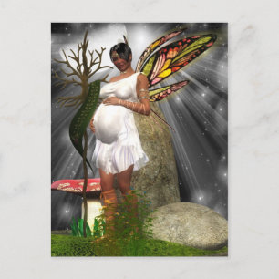 Afro-Amerikaanse Fairy Briefkaart
