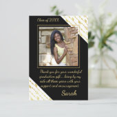 Afro-Amerikaanse foto Hartelijk dank Bedankkaart (Staand voorkant)