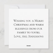 Afro-Amerikaanse Geboorte Kerstmis Kaart (Achterkant)