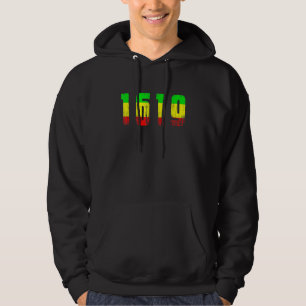 Afro-Amerikaanse geschiedenis 2021 Begon1619 Black Hoodie