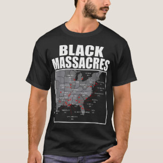 Afro-Amerikaanse Geschiedenis Bewustzijnskaart Afr T-shirt