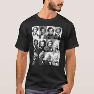 Afro-Amerikaanse geschiedenis Frederick Douglass Z T-shirt