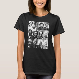 Afro-Amerikaanse geschiedenis Frederick Douglass Z T-shirt