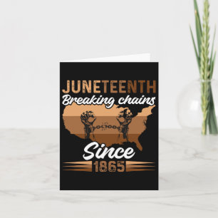 Afro-Amerikaanse Juneteenth 1865 Kaart