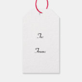 Afro-Amerikaanse Kerst Fairy Gift Label Cadeaulabel (Achterkant)