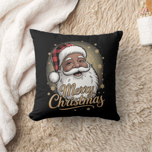 Afro-Amerikaanse Kerst Pyjama's Sinterklaas Kussen