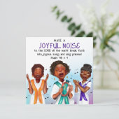 Afro-Amerikaanse kerstkaarten Kaart (Staand voorkant)