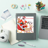 Afro-Amerikaanse Kerstman en vrienden Sticker (iPad Cover)