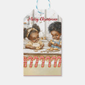 Afro-Amerikaanse Kinder Gift labels Cadeaulabel (Voorkant)