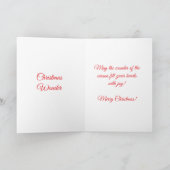 Afro-Amerikaanse Kinder kerstkaart Kaart (Binnen)