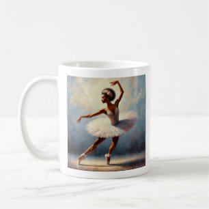 Afro-Amerikaanse klassieke ballerina Koffiemok