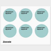 Afro-Amerikaanse kleding Ronde Sticker (Vel)