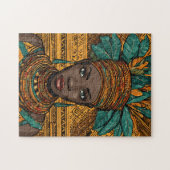 Afro-Amerikaanse koningin Legpuzzel (Horizontaal)