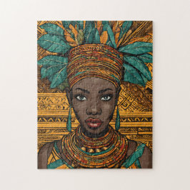 Afro-Amerikaanse koningin Legpuzzel