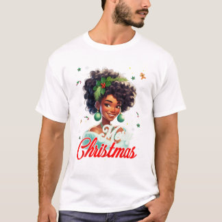 Afro-Amerikaanse meisje Melanin T-shirt