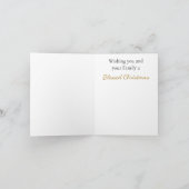 Afro-Amerikaanse Merry Christmas Kaart (Binnen)