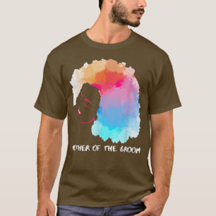 Afro-Amerikaanse MoedersdagMoeder van de Bruidegom T-shirt