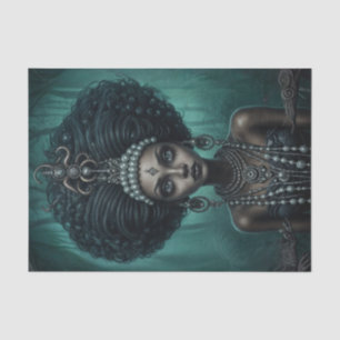 Afro-Amerikaanse mooie Voodoo Queen Tissuepapier