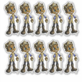 Afro-Amerikaanse prinsen Sticker (Voorkant)