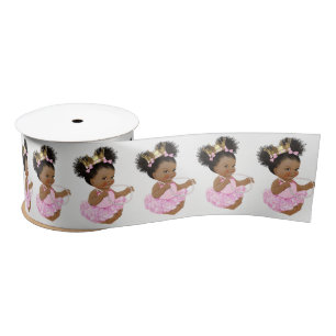 Afro-Amerikaanse prinses Baby shower lint