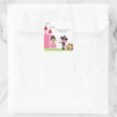 Afro-Amerikaanse prinses en piraat Stickers (Tas)