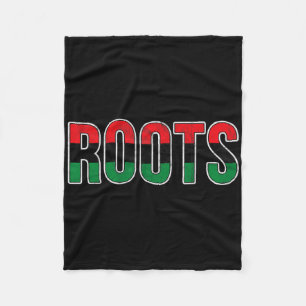 Afro-Amerikaanse Roots - Pan-Afrikaanse Unia-vlag  Fleece Deken