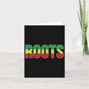 Afro-Amerikaanse roots vlag - Black History Pride Kaart