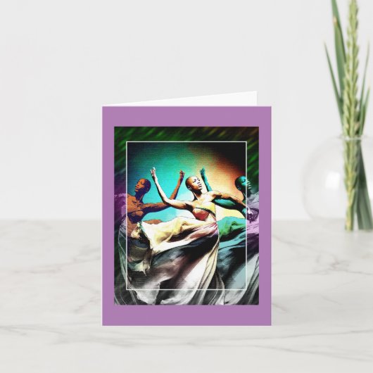 Afro-Amerikaanse tradities Feestdagen Kaart (Voorkant)