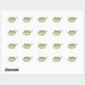 Afro-Amerikaanse tweeling in Pea Pod Ronde Sticker (Vel)