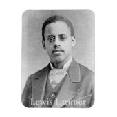 Afro-Amerikaanse uitvinder Lewis Latimer Magneet (Verticaal)