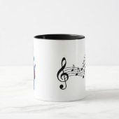 Afro-amerikaanse vioolspeler mok (Midden)