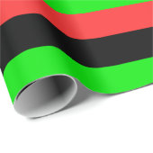 Afro-Amerikaanse vlag Cadeaupapier (Rol Hoek)